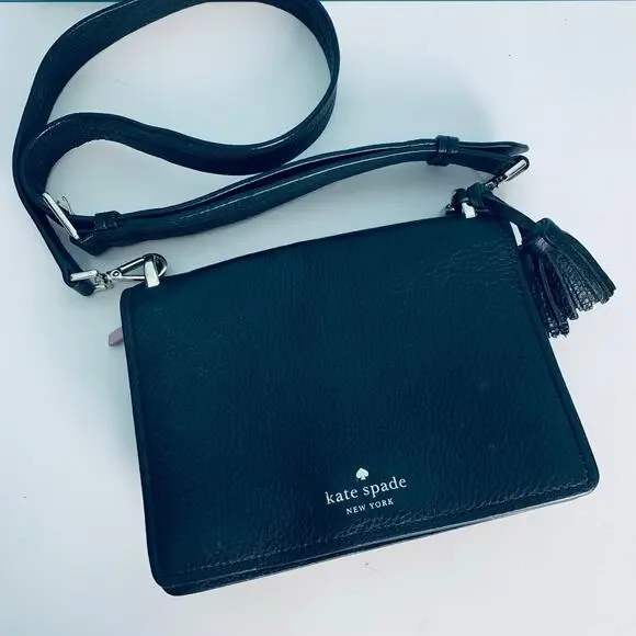Kate Spade New York Black Jamie Crossbody Purse - Picture 3 of 12